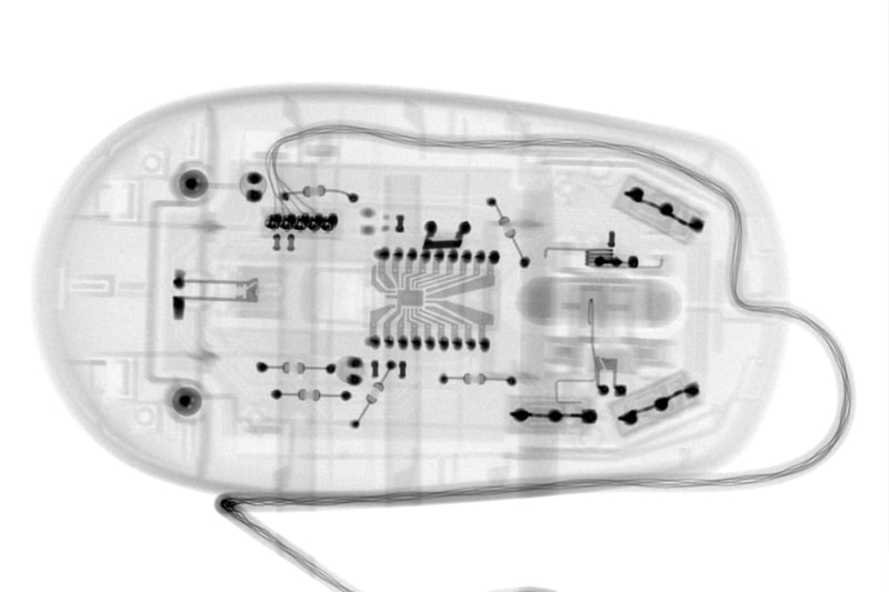 2D-Roentgeninspektion-Elektrotechnik-Computer-Maus-2D