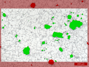 Mikroskopie Porenauswertung Metallographie