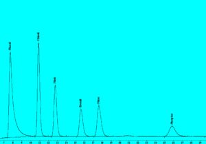 Anionenchromatographie IC Ionen Analyse Diagramm